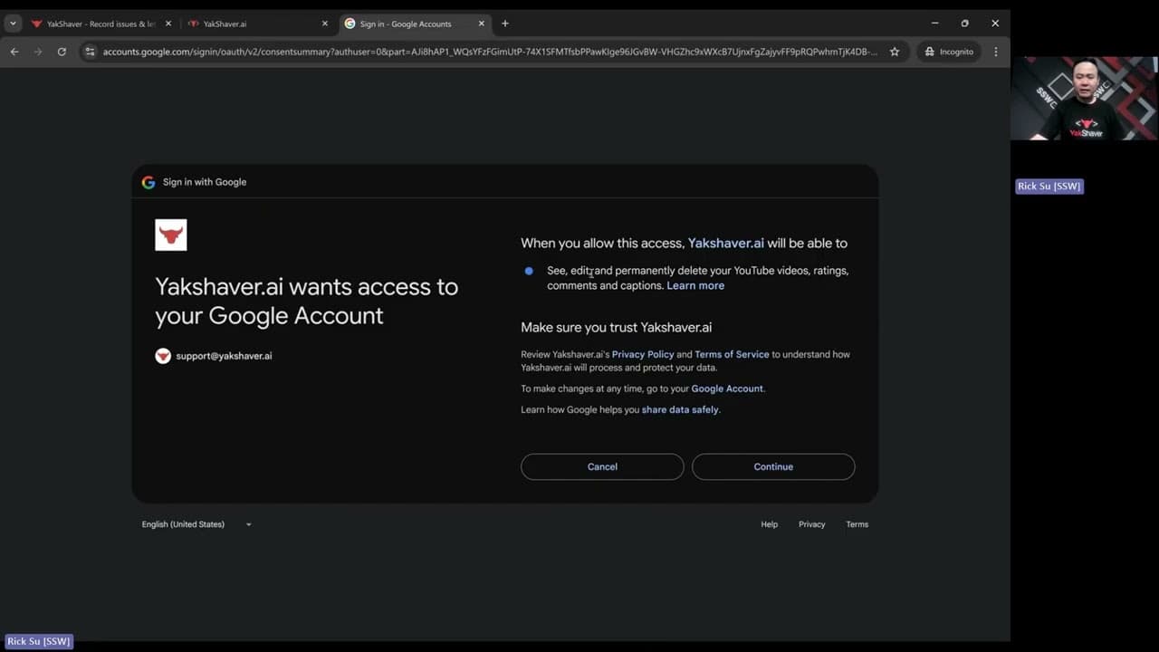 YouTube video placeholder